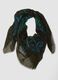 Green wool-blend paisley print scarf_0