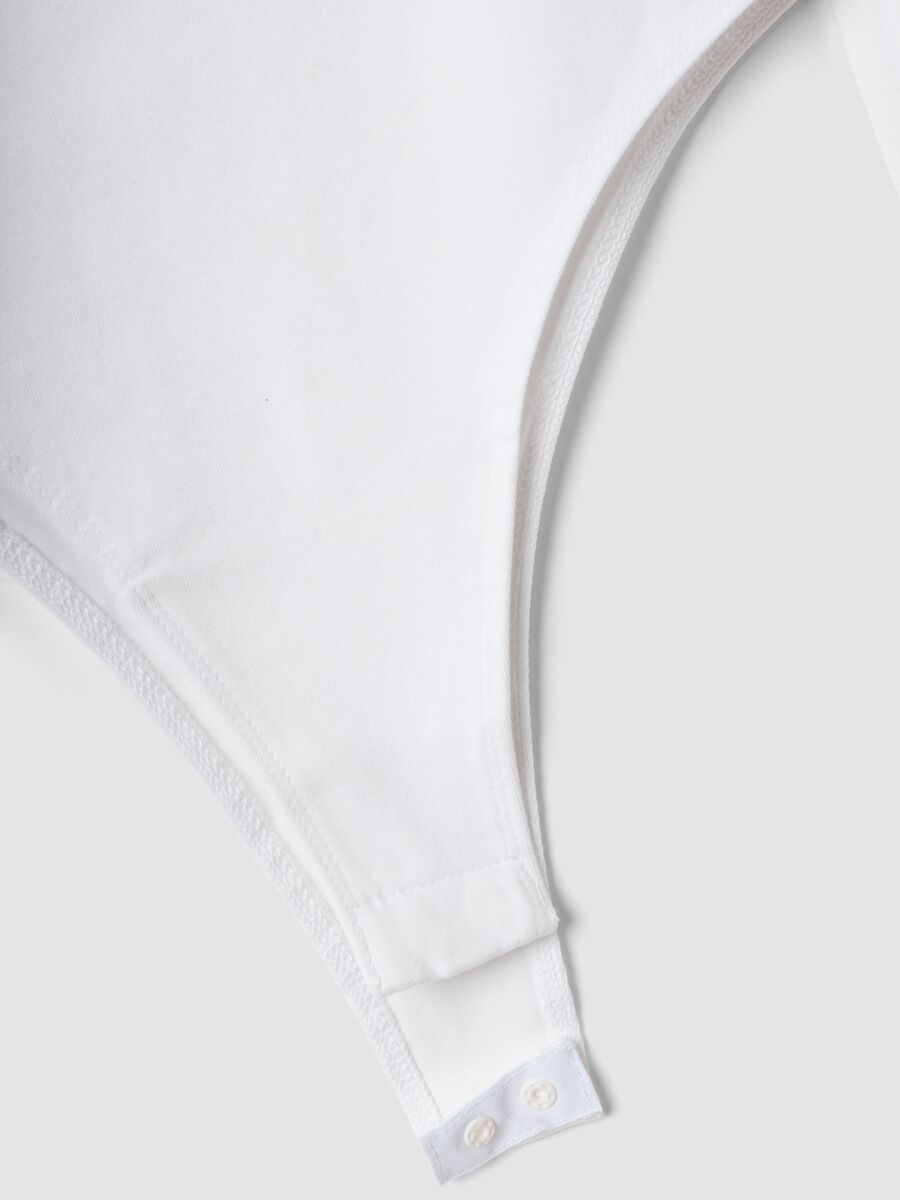 Asymmetrical Bodysuit White_2