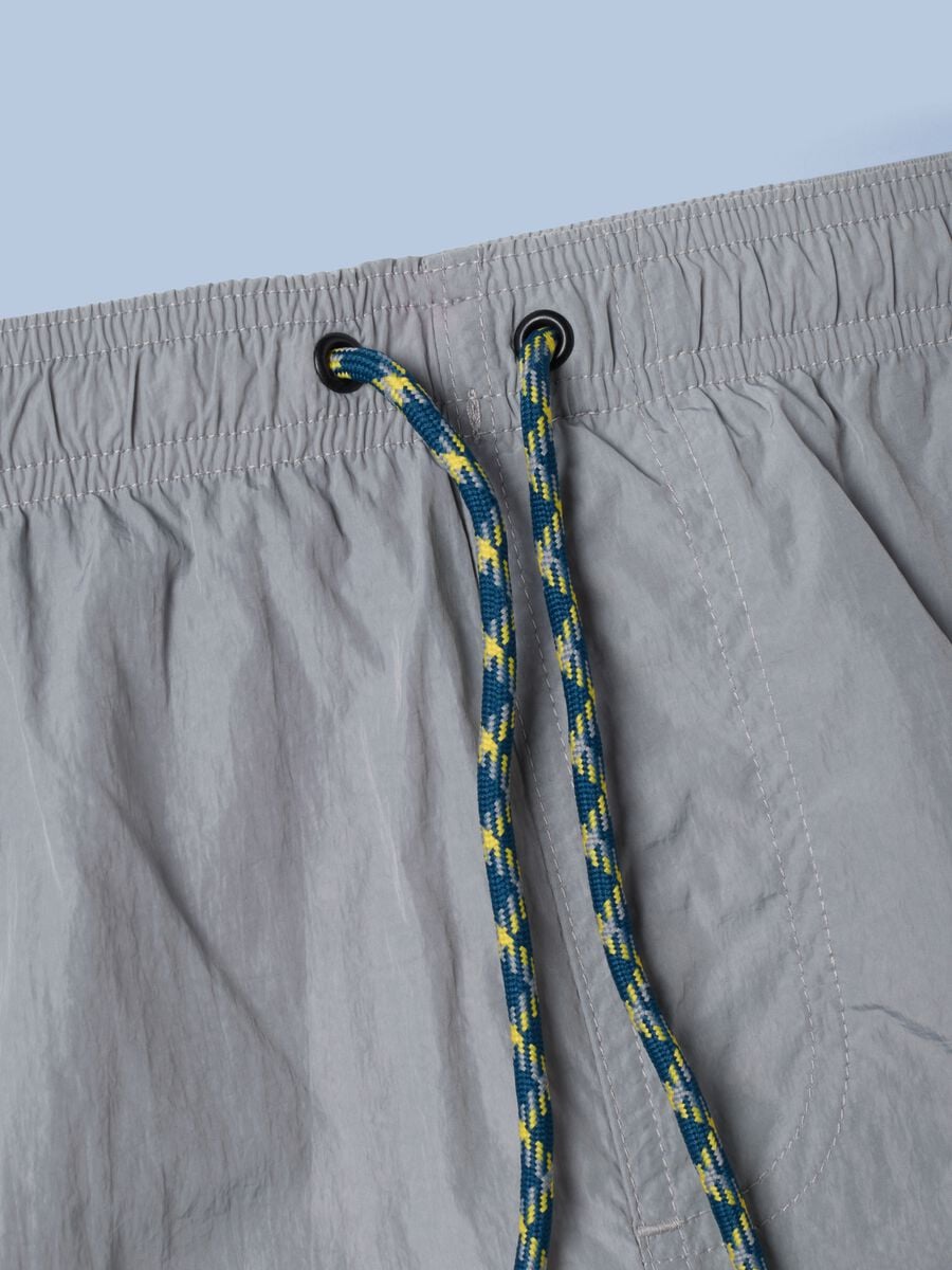 ALTAVIA SAILNG grey boxer swim shorts with elasticated waistband_6