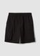 Black cotton cargo Bermuda shorts &ndash; baggy fit_4
