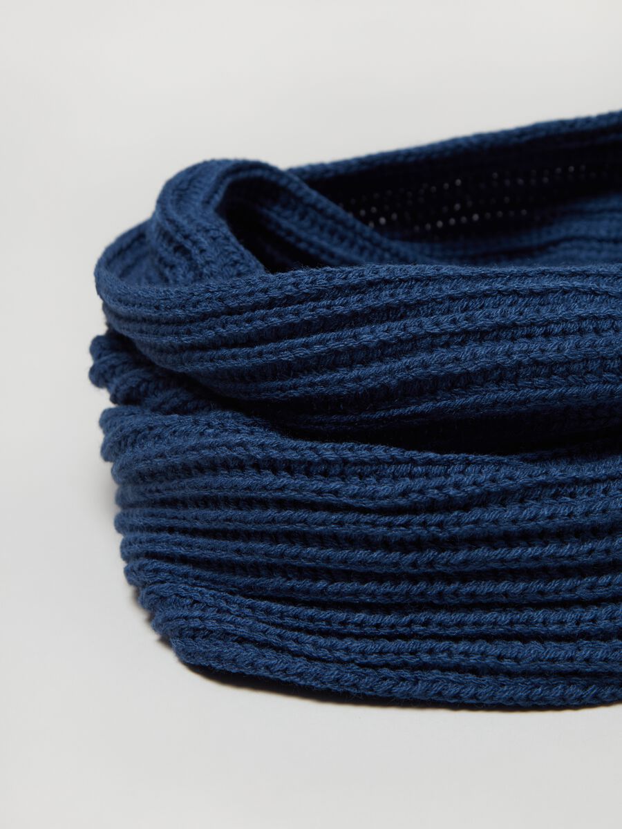 Rib knit neck warmer_2