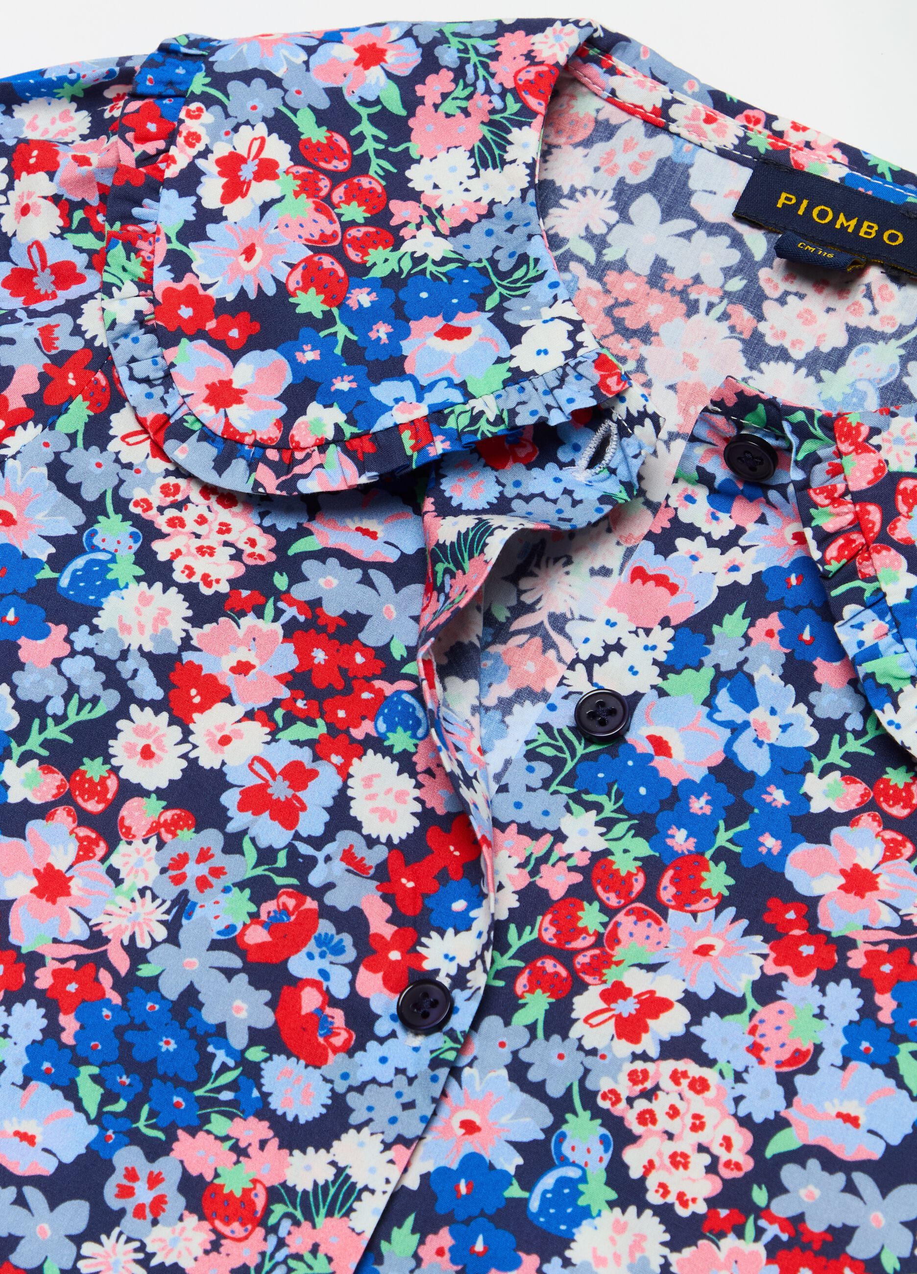 Floral shirt in cotton