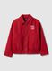 Red pure cotton jacket regular fit for boys_3