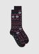 Multicolor Cotton Blend Christmas Stockings_0