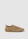 Beige genuine leather regular fit shoes_0