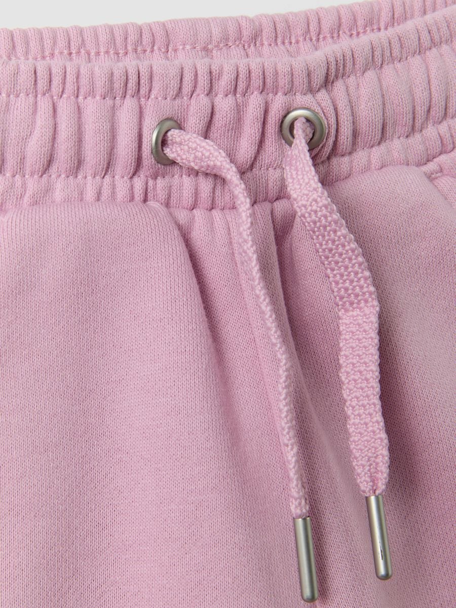 Rosa Culotte-Hose aus Bio-Baumwolle_3