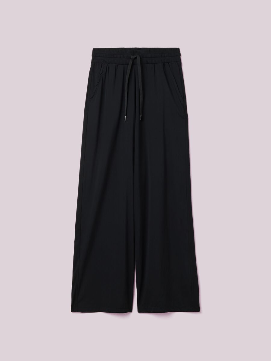 ALTAVIA STUDIO wide leg trousers with drawstring_4