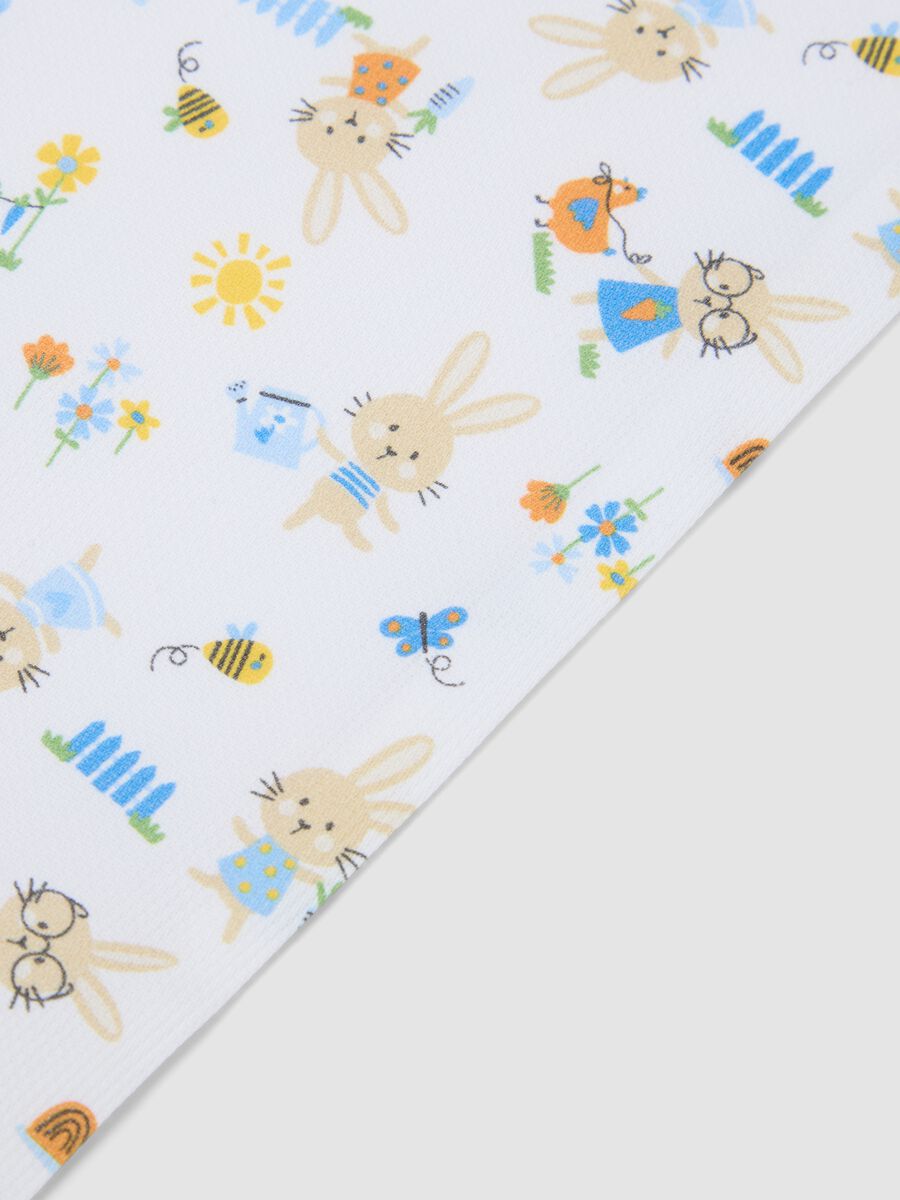 Newborn multicolour pure cotton cot sheet set_1