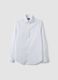 Camisa branca em popelina de algod&atilde;o el&aacute;stico com colarinho franc&ecirc;s, corte slim_4