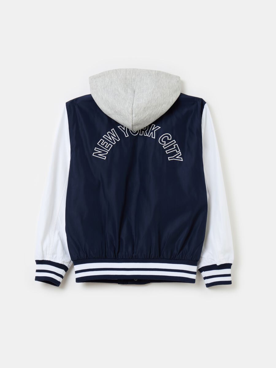 Varsity bomber jacket with hood and embroidery_1