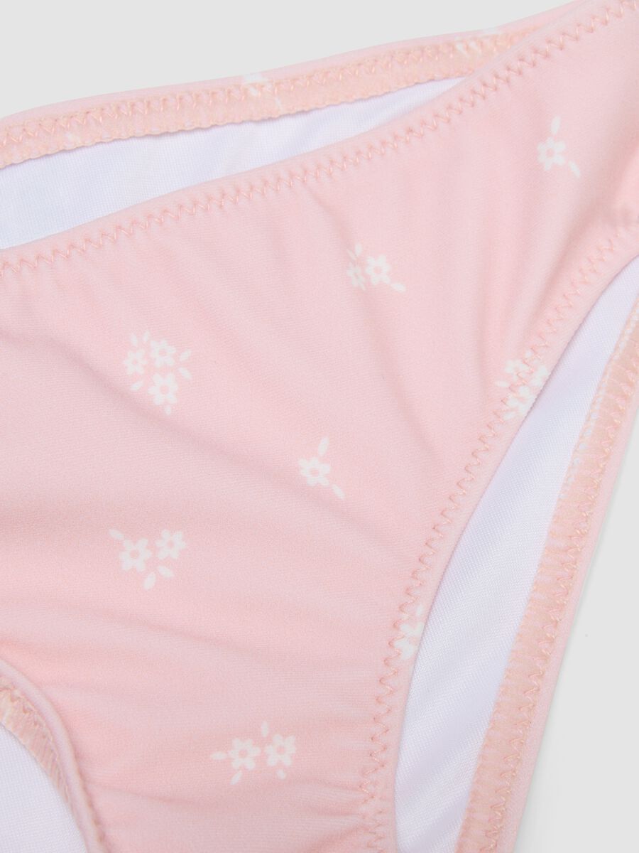 Rosa Bikini aus elastischem Stoff mit R&uuml;schen_2