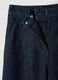 Blue denim jogger trousers in pure cotton, relaxed fit_5