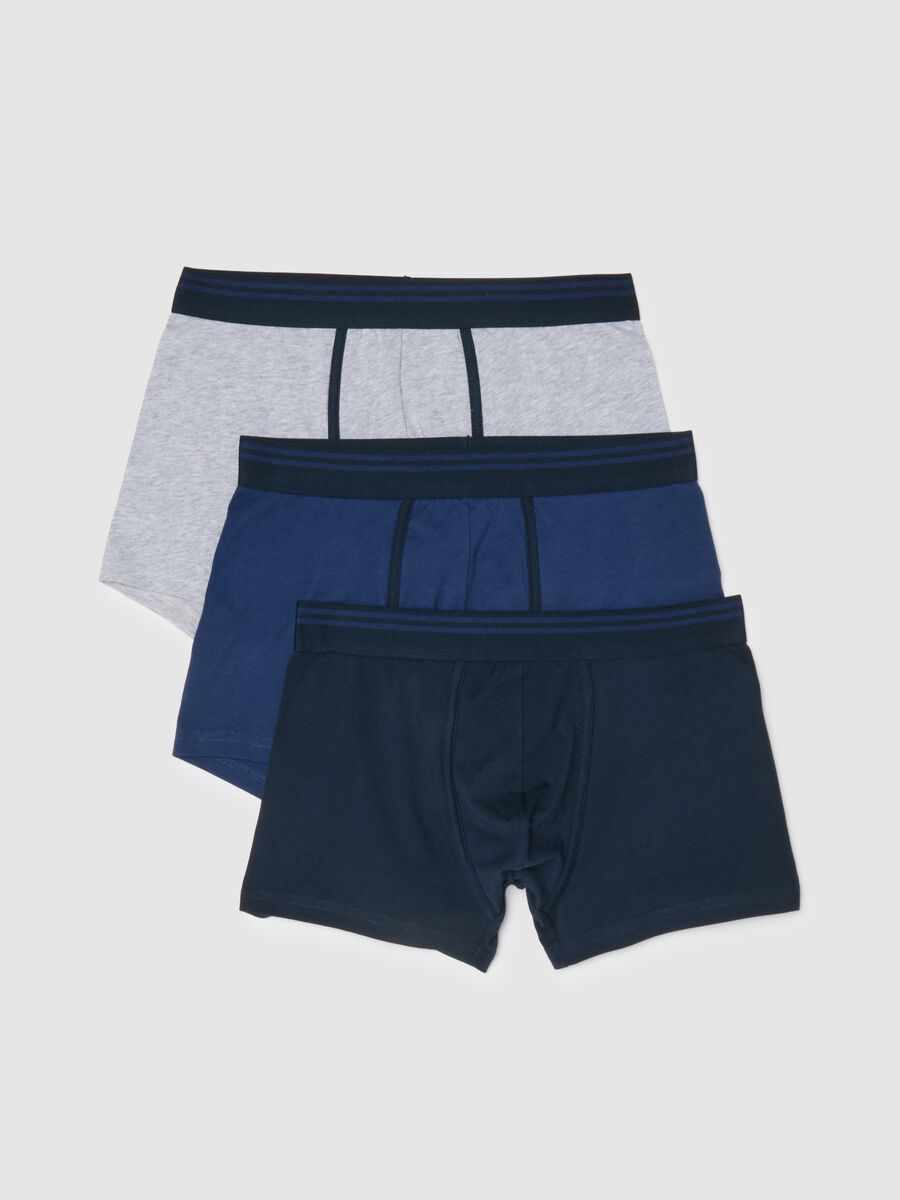 Tripack of multicolour stretch cotton regular fit boxers_4