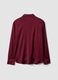 Shacket roxa em viscose el&aacute;stica, regular fit_1
