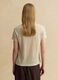 Beige short-sleeve pure linen T-shirt, regular fit_3