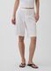 Linen and viscose blend shorts_1