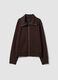 Brown stretch-viscose sweatshirt with regular-fit turtleneck_4