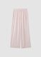 Rosa Pyjamahose aus reiner Viskose mit Blumenmuster_5