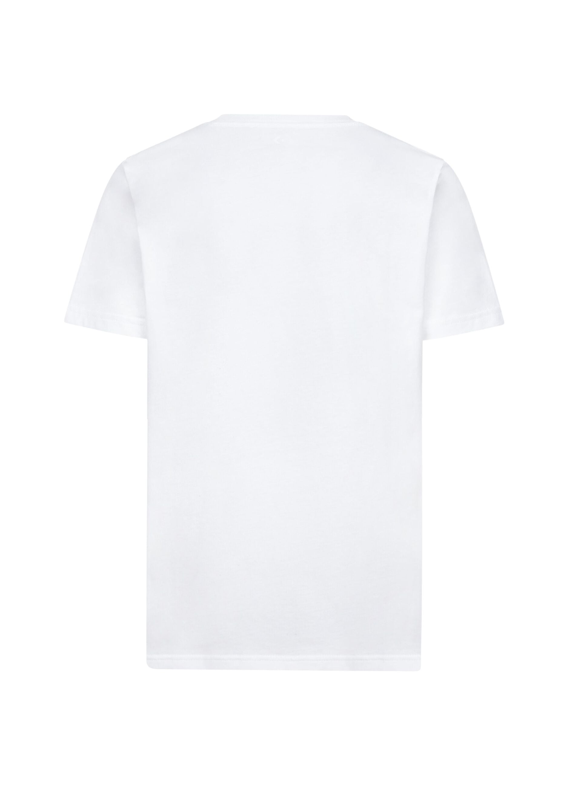 Camiseta Basica Hombro Rodado Masculina, Cuello Redondo Con Estampado Estilo College