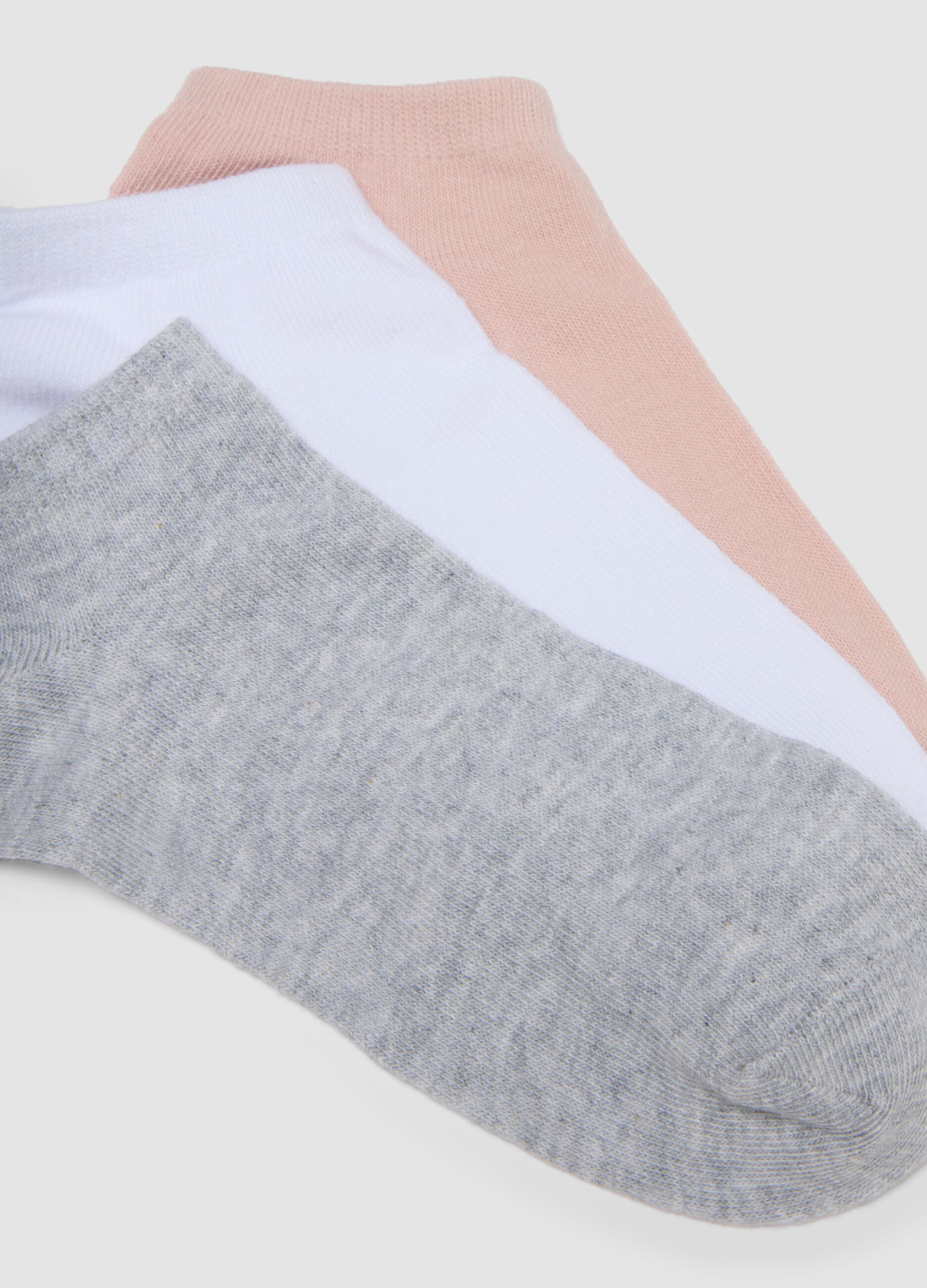 Seven-pack of pink organic cotton socks