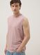 Pink pure cotton tank top_0