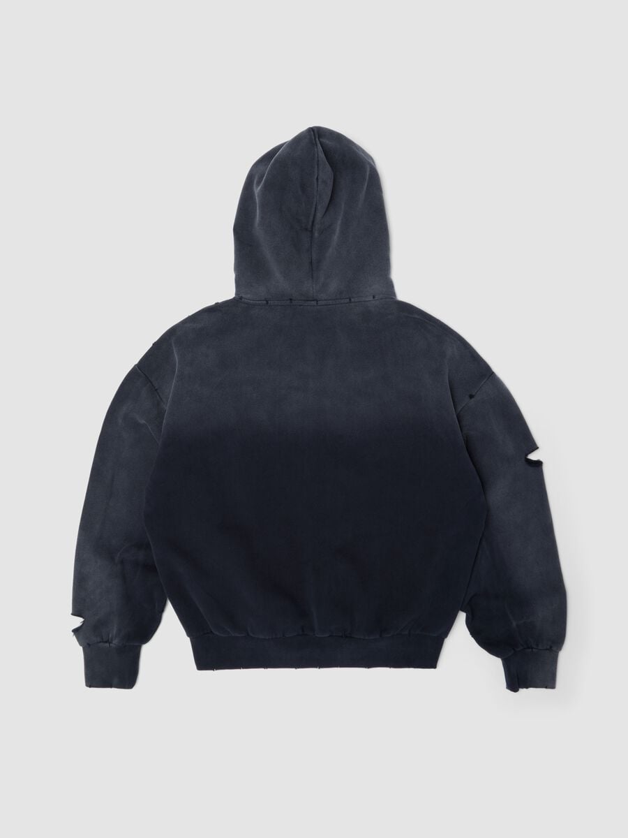 Full-zip Hoodie Sunfaded Black_5