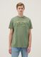Green pure cotton regular fit T-shirt with Milwaukee Bucks print_2
