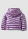 Violette Ultralight Steppjacke mit Kapuze und Rei&szlig;verschluss f&uuml;r M&auml;dchen_3
