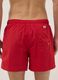 Red swim shorts with elasticated waist_2
