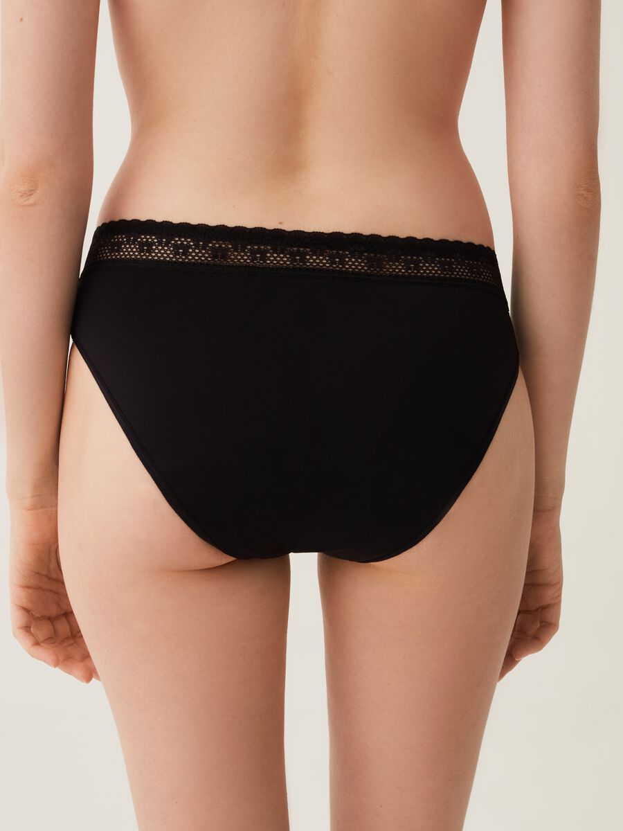 Pink Panties heavy flow period French knickers_2