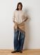 Beige regular fit sweater_1