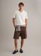 Braune Cargo-Shorts aus Stretch-Baumwolle, Regular Fit_0