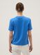 Blaues Regular-Fit T-Shirt aus reiner Baumwolle_3