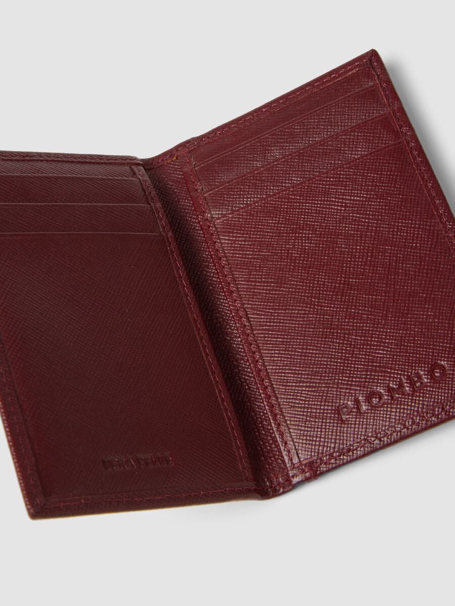 Rote Geldb&ouml;rse aus echtem Leder_1