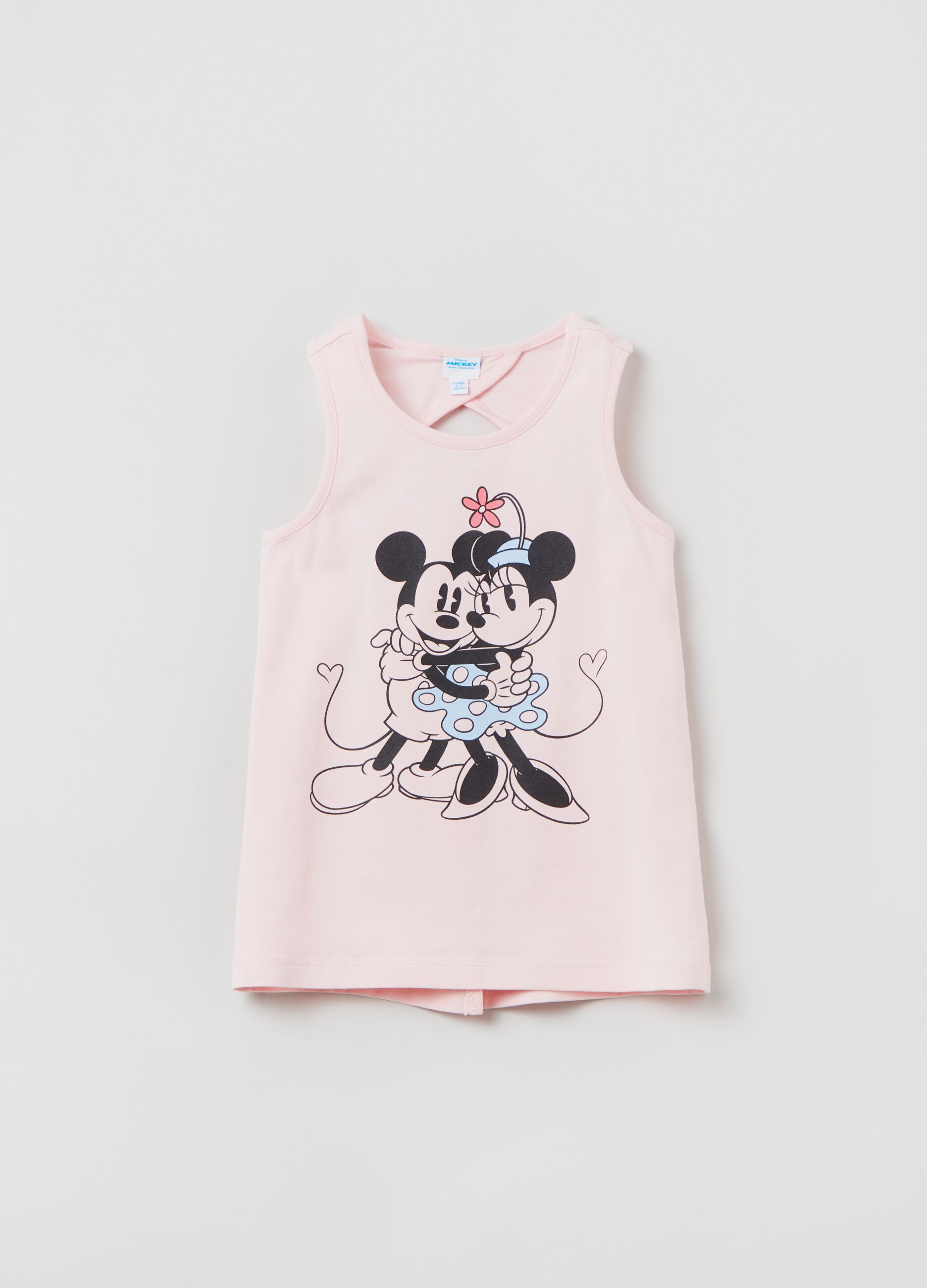 Camiseta sin mangas con estampado Disney Minnie y Mickey