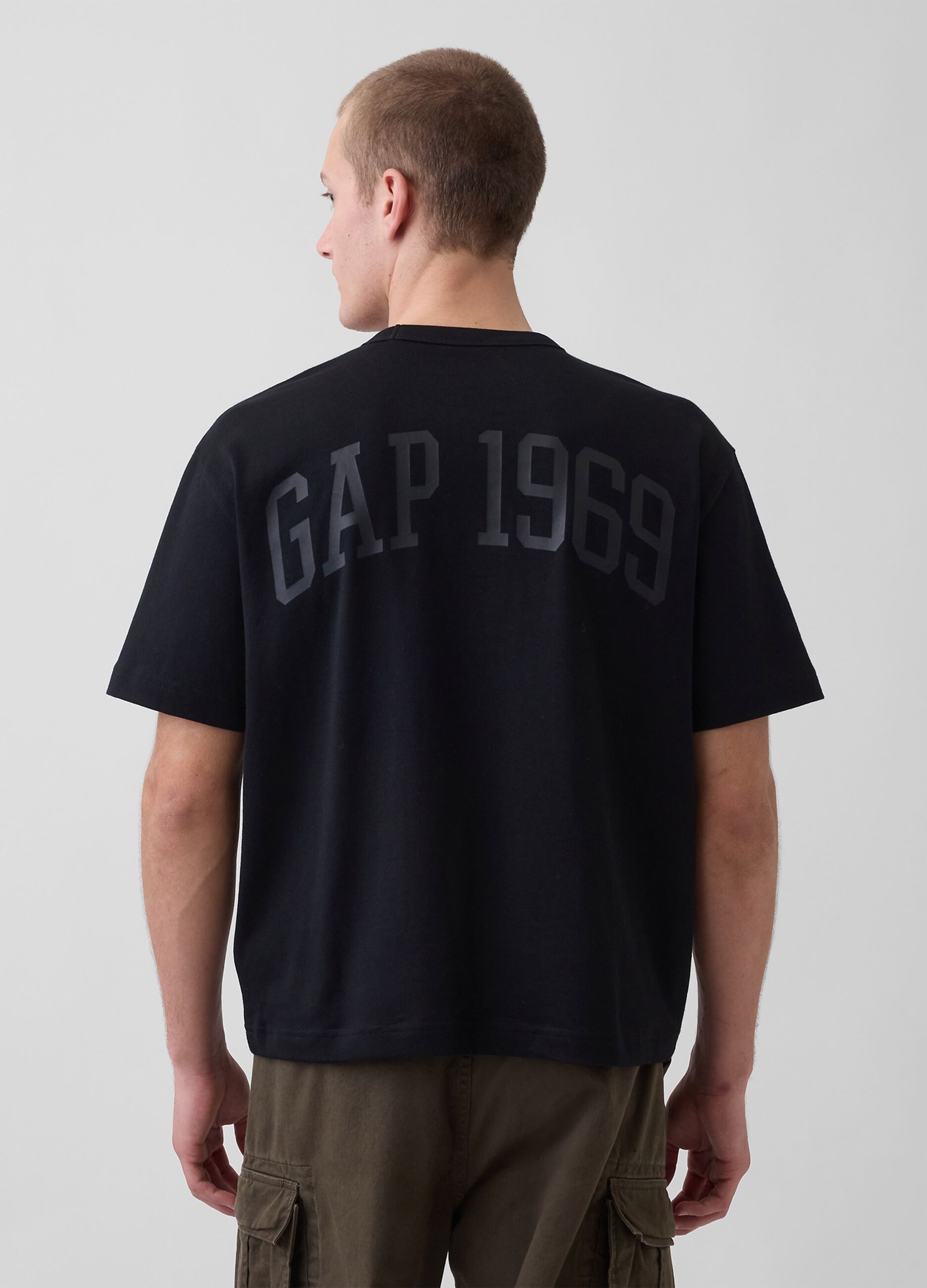 Pure cotton short-sleeve T-shirt