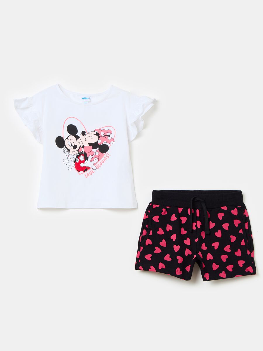 Jogging set with Minnie and Mickey Mouse print_0