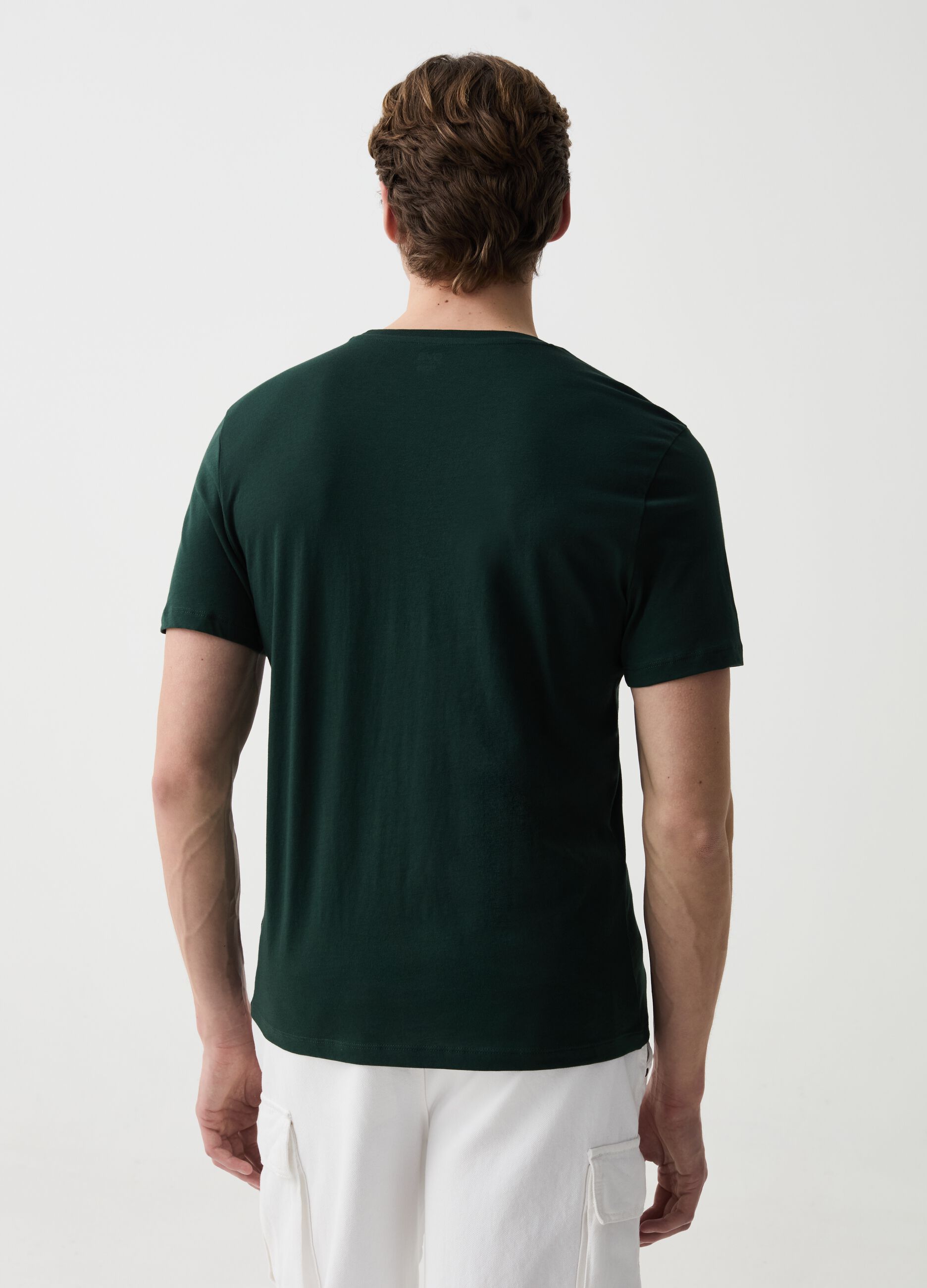 Two-pack T-shirts with round neck
