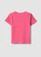 Girls&rsquo; pink pure cotton T-shirt, regular fit_1