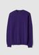 Purple pure wool crew-neck jumper, regular fit_4