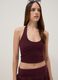 Violettes Top aus Stretch-Baumwolle_0
