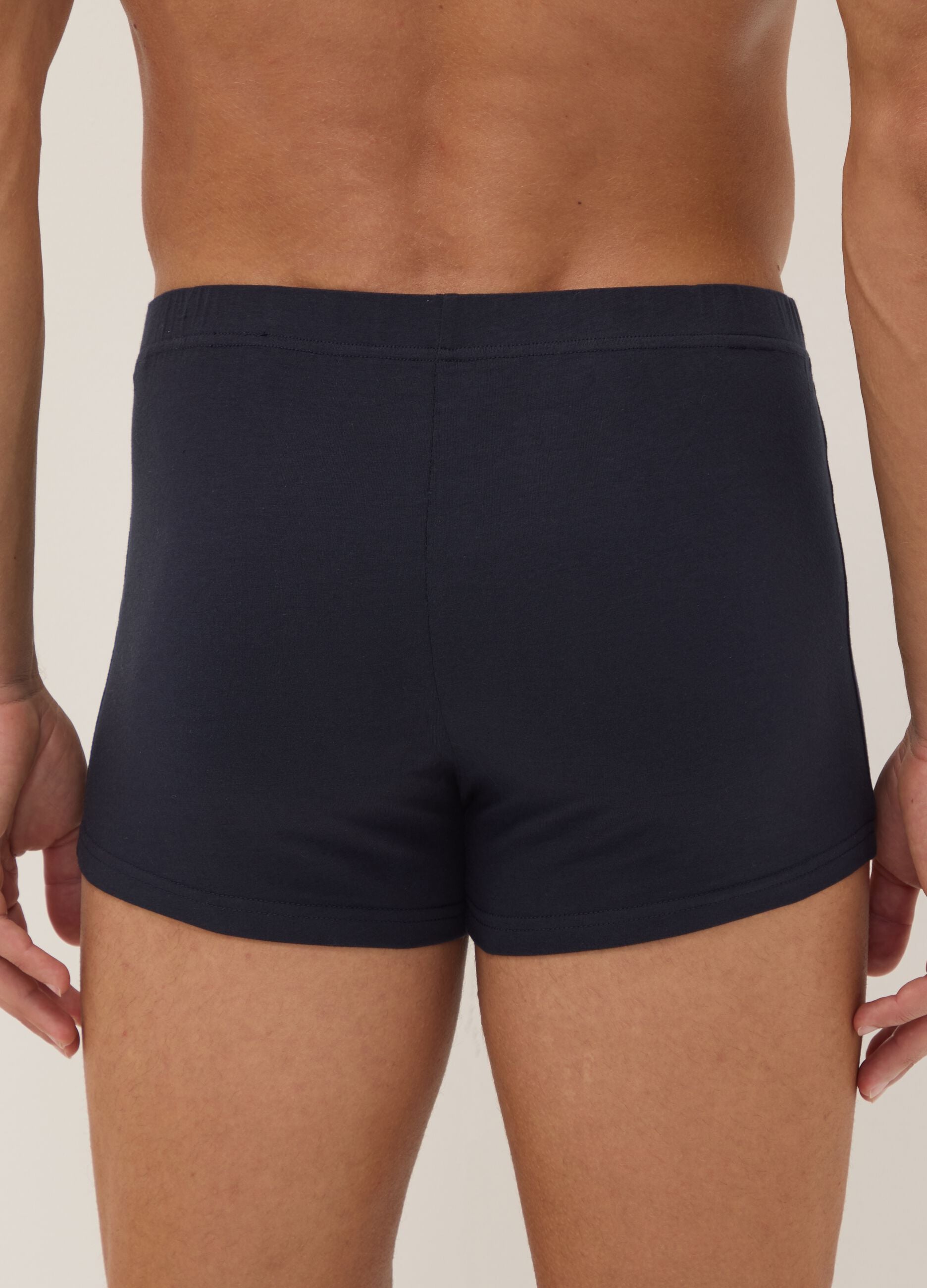 Blaue Boxershorts aus Bio-Baumwolle