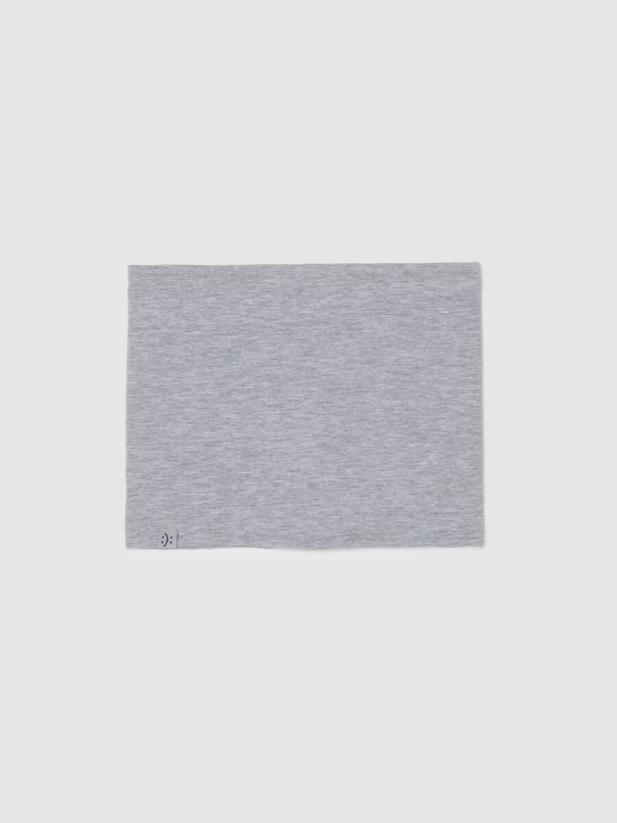 Grauer Stretch-Baumwollschal_0