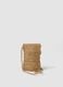 Phone case in pure beige paper fabric_1