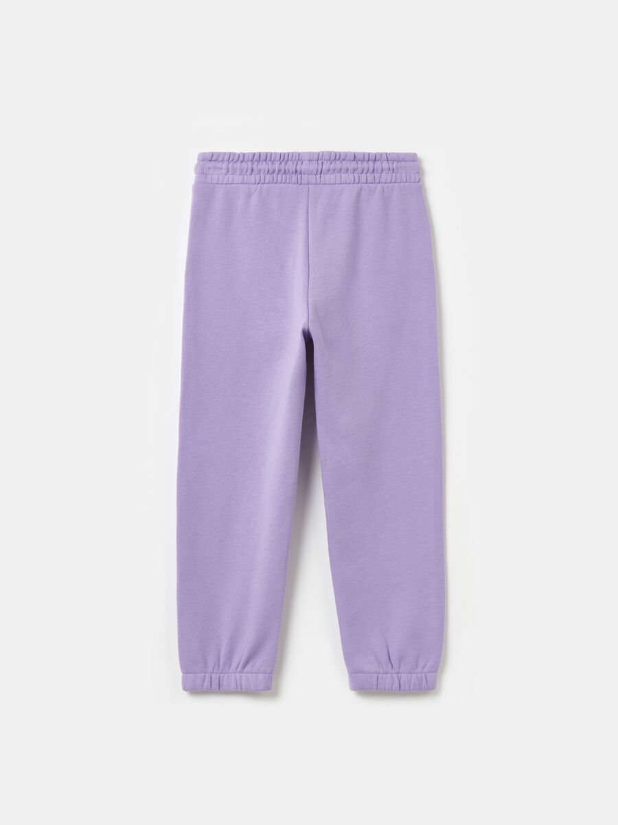 Essential joggers in organic cotton with drawstring_1