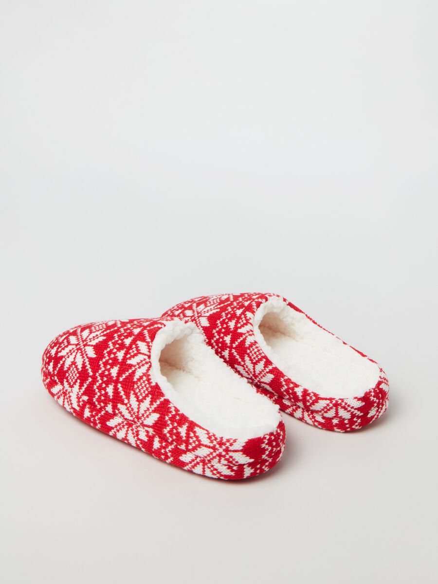 Norwegian-patterned slippers_2