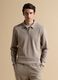 Grey stretch cotton-blend piqu&eacute; polo shirt, Easy Dry, regular fit_0