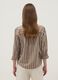 Brown striped linen-viscose blend shirt_3