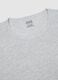 Men's grey pure cotton regular fit t-shirt_5