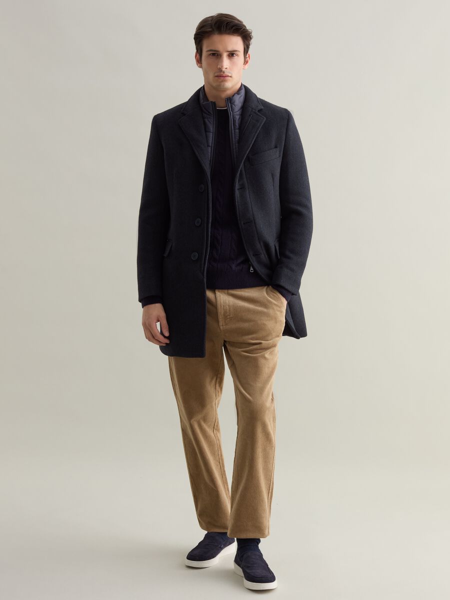 Coat with gilet lining_1